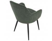 Jedálenské kreslo Ilkom - zelená / čierna