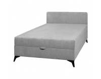 Čalúnená jednolôžková posteľ (váľanda) Isib 120 - svetlosivá