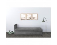 Čalúnená jednolôžková posteľ (váľanda) Isib 120 - tmavosivá