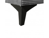 Čalúnená jednolôžková posteľ (váľanda) Isib 120 - tmavosivá