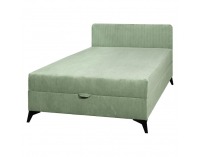 Čalúnená jednolôžková posteľ (váľanda) Isib 120 - zelená