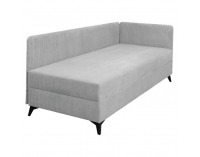 Čalúnená jednolôžková posteľ (váľanda) Isib 90 - svetlosivá