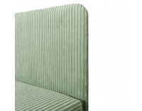 Čalúnená jednolôžková posteľ (váľanda) Isib 90 - zelená