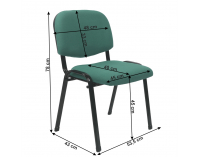 Kancelárska stolička Iso 2 New - zelená