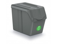 Odpadkový kôš na triedený odpad (3 ks) ISWB20S3 20 l - sivý kameň