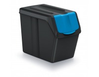 Odpadkový kôš na triedený odpad (4 ks) ISWB20S4 20 l - čierna / kombinácia farieb