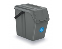 Odpadkový kôš na triedený odpad (4 ks) ISWB25S4 25 l - sivý kameň