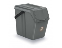 Odpadkový kôš na triedený odpad (4 ks) ISWB25S4 25 l - sivý kameň