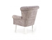 Kreslo Italo - sivá / biela