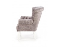 Kreslo Italo - sivá / biela