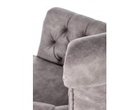 Kreslo Italo - sivá / biela