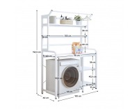 Regál na práčku Jabir - biela