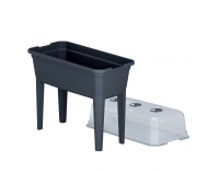 Plastové parenisko na nožičkách Jakon 74,6 cm - antracit