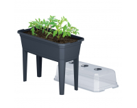 Plastové parenisko na nožičkách Jakon 74,6 cm - antracit