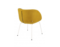 Konferenčné kreslo Janal 4L - horčicová / biela