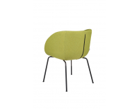 Konferenčné kreslo Janal 4L - limetková / čierna