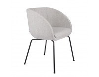 Konferenčné kreslo Janal 4L - sivá / čierna