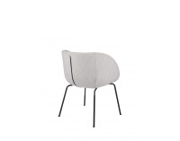 Konferenčné kreslo Janal 4L - sivá / čierna