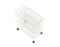 Servírovací stolík na kolieskach Jaron - biela