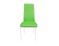 Jedálenská stolička Coleta Nova - zelená / biela