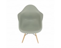 Jedálenská stolička Damen New - sivá / buk