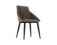 Jedálenská stolička Daray - hnedá