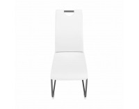 Jedálenská stolička Dekoma - biela