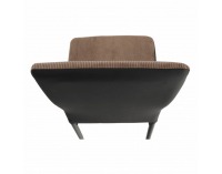 Jedálenská stolička Enra - svetlohnedá / čierna