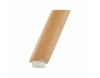 Jedálenská stolička Kemal New - biela / buk