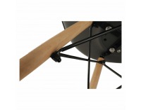 Jedálenská stolička Kemal New - tmavosivá / buk