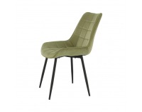 Jedálenská stolička Sarin - zelená / čierna