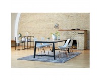 Jedálenská stolička Semer New - biela / buk