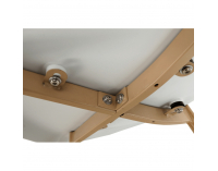 Jedálenská stolička Sintia - biela / prírodná