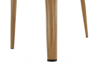 Jedálenská stolička Sintia - biela / prírodná