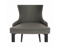Jedálenská stolička Sirena - sivá / čierna