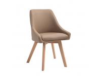 Jedálenská stolička Teza - béžová / buk