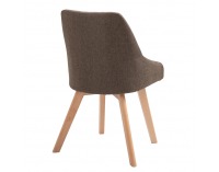 Jedálenská stolička Teza - hnedá / buk