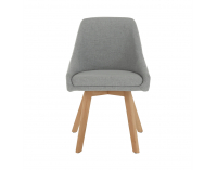 Jedálenská stolička Teza - sivá / buk