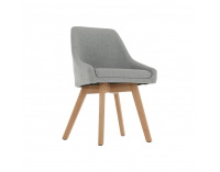 Jedálenská stolička Teza - sivá / buk