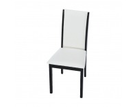 Jedálenská stolička Venis New - wenge / biela