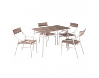 Jedálenský set Kimby 1+4 - dub canyon / béžová