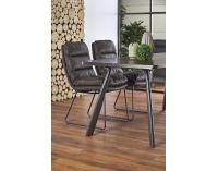 Jedálenský stôl Firmino - tmavý orech / grafit