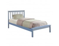 Jednolôžková posteľ s roštom Mange 90x200 cm - sivá