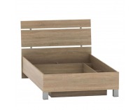 Posteľový rám s úložným priestorom Luna 120 - dub