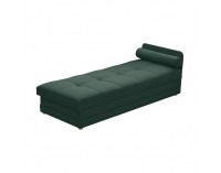 Jednolôžková posteľ (váľanda) s úložným priestorom Riky - smaragdová