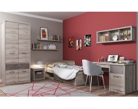 Polica Jesi 120 R - gaštan nairobi