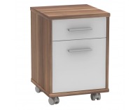 Kontajner na kolieskach Johan 2 New 07 - slivka / biela