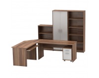 Kancelárska zostava Johan 2 New - slivka / biela