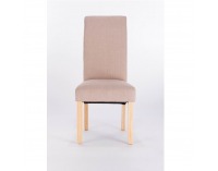 Jedálenská stolička Judy 2 New - krémová / prírodná