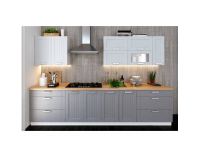 Dolná kuchynská skrinka Julia Typ 60 - tmavosivá / biela